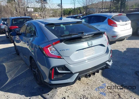 2021 Honda Civic Sport из США, поврежденный, VIN SHHFK7H45MU203315